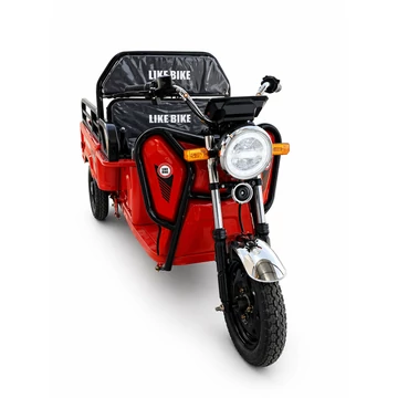 Likebike - Trieszt elektromos teherszállító háromkerekű robogó 25km/h 60V 23Ah Grafén akkumulátor 1600W 250Kg Teherbírás - narancssárga