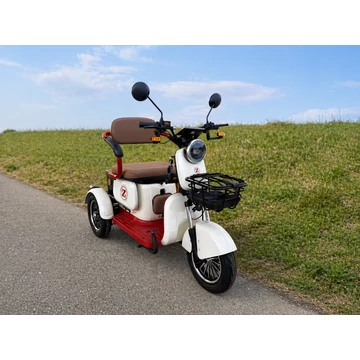 Likebike - Zenit 1.0  háromkerekű elektromos robogó 25 km/h Grafén akkumulátor 60V 23AH 1000Watt 200Kg teherbírás