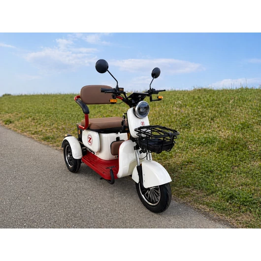Likebike - Zenit 1.0  háromkerekű elektromos robogó 25 km/h Grafén akkumulátor 60V 23AH 1000Watt 200Kg teherbírás