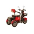 Kép 8/16 - Likebike - Zenit 3 kerekű elektromos robogó 60V 20AH 1000Watt 200Kg teherbírás piros 