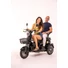 Kép 12/15 - Likebike - Zenit 3 kerekű elektromos robogó 60V 20AH 1000Watt 200Kg teherbírás fekete